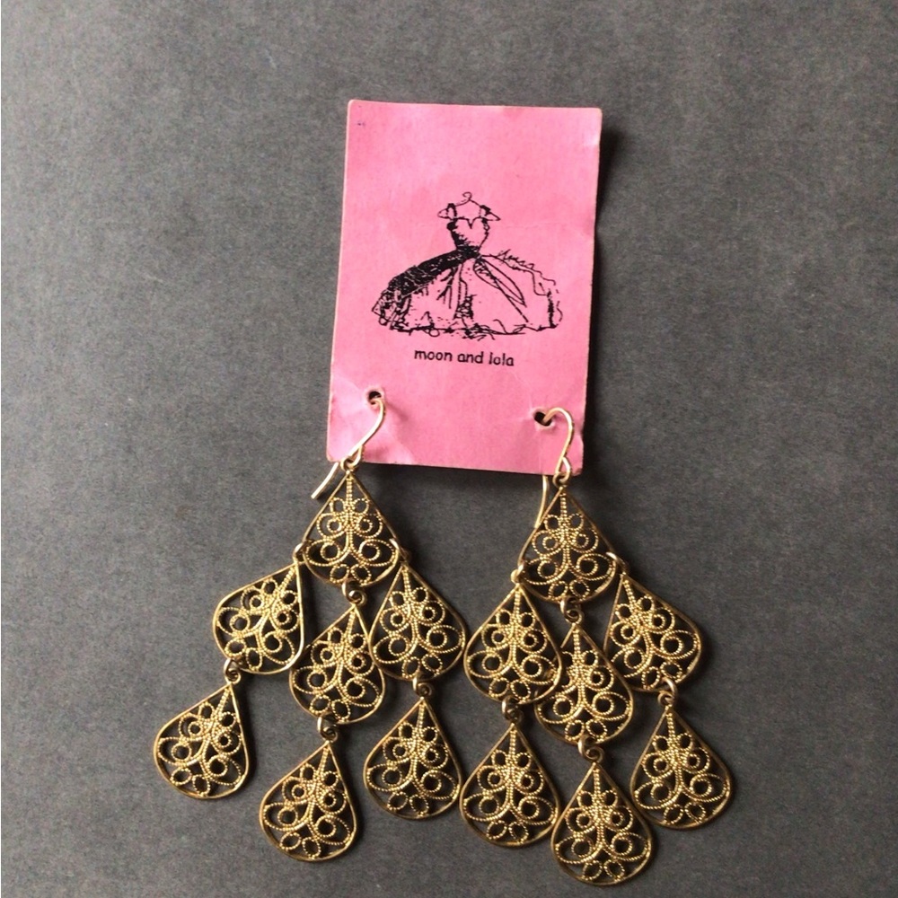 Moon & Lola Gold Cairo Earrings